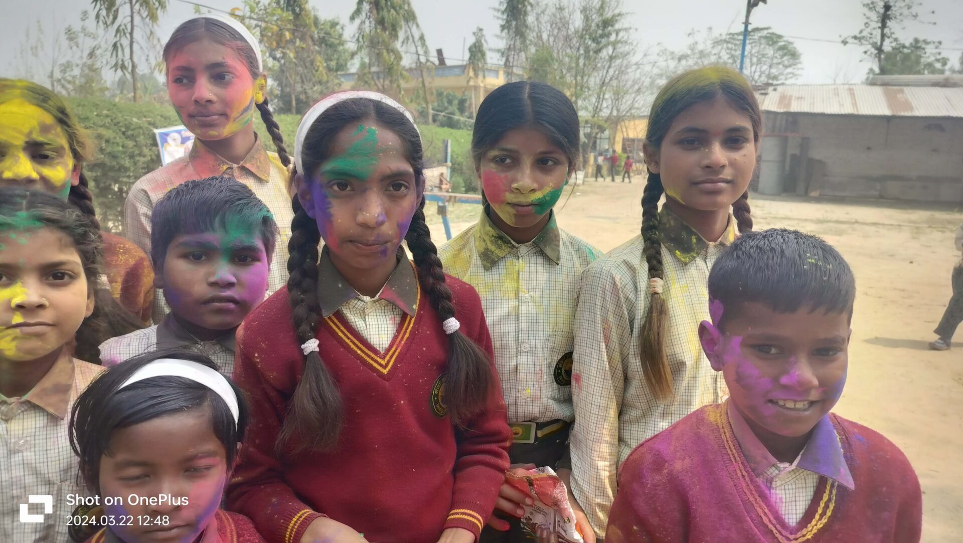 Holi at school